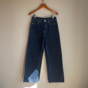 BDG High Rise Wide Leg Jean Dark Rinse 25